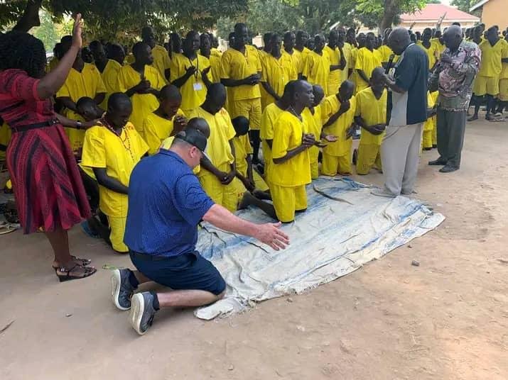 Montgomery Family with Tower of Hope children